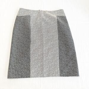 Rachel Roy Patterned Pencil Skirt Asymmetric Form Fitting Design Size 8